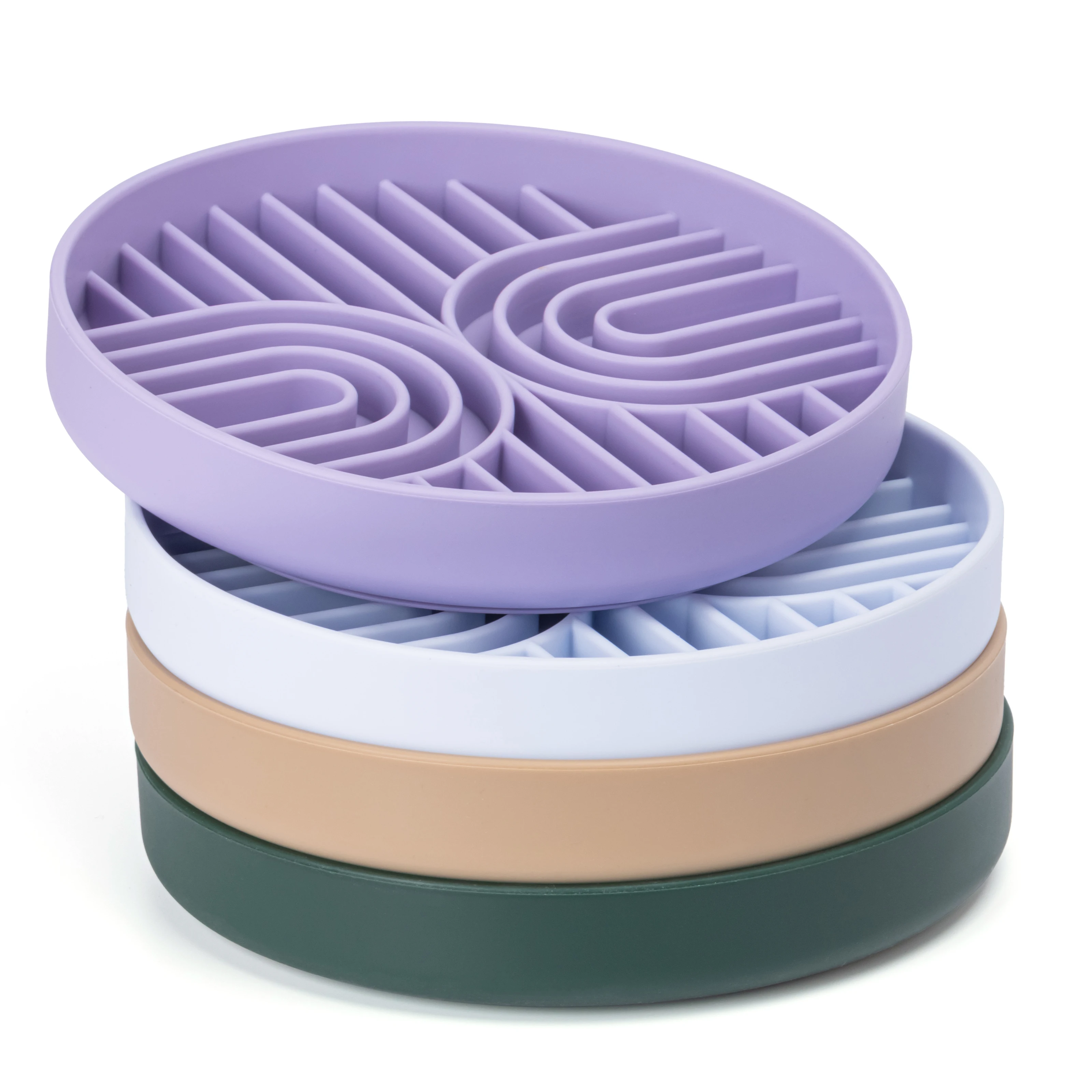 2024 Silicone Pet Slow Feeder BPA Free Silicone Licking Mat For Dogs And Cats Dogs Cats Licking Mat With Large Suction Cup