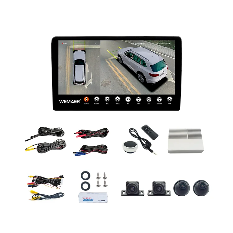 Wemaer T5 Split 360 Car Camera Cvbs Vga Ahd Truck Gps Navigation Android Car Stereo Reverse Camera For Cars