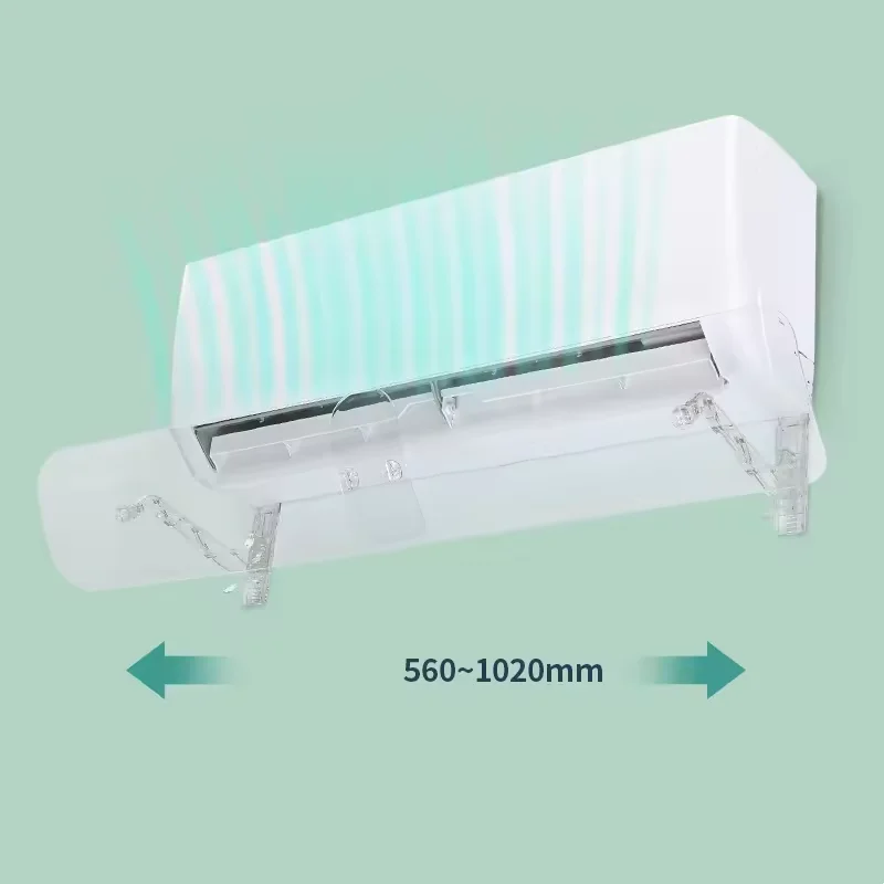 Hot selling transparent air conditioner vent deflector adjustable Air conditioning baffle