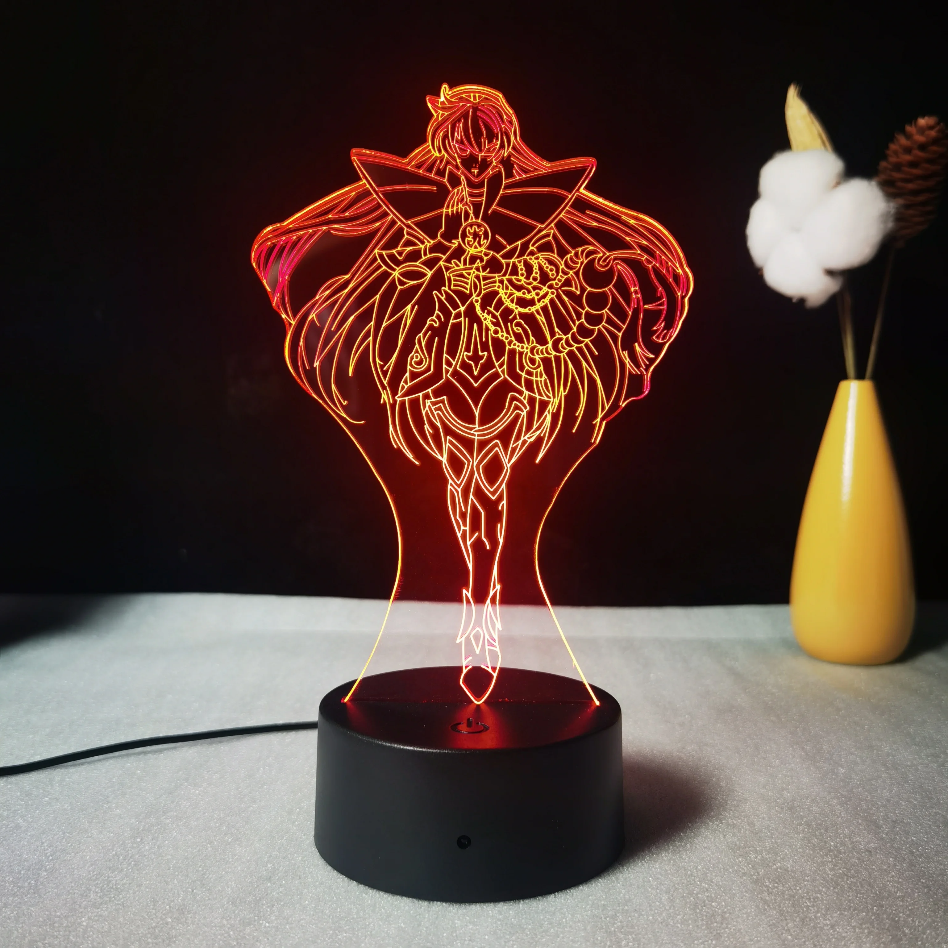 Hot Acrylic Night Lights 3d Led Lamp Touch Remote Control Usb Illusion Tables Lamp For Indoor Decor Kids Toy Gift Smart Lights