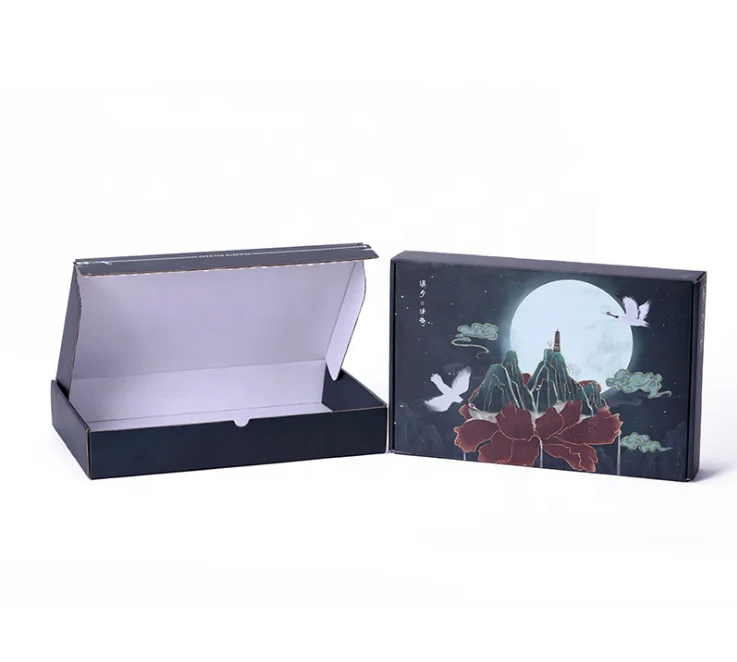 Custom Logo Printed Aircraft Corrugated Box Cosmetic Mailer Boxes Folding