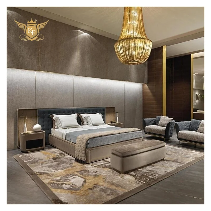 KF CASA Design Light Luxury Designs 180x200 Double King Size Bed