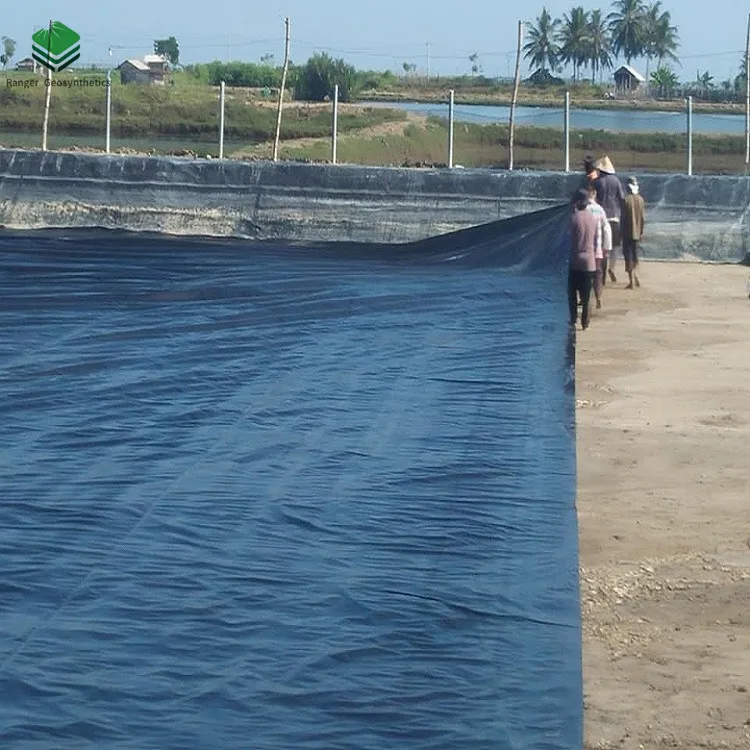 0,3 мм hdpe пруд лайнер/hdpe лайнер пластиковый лист геомембрана