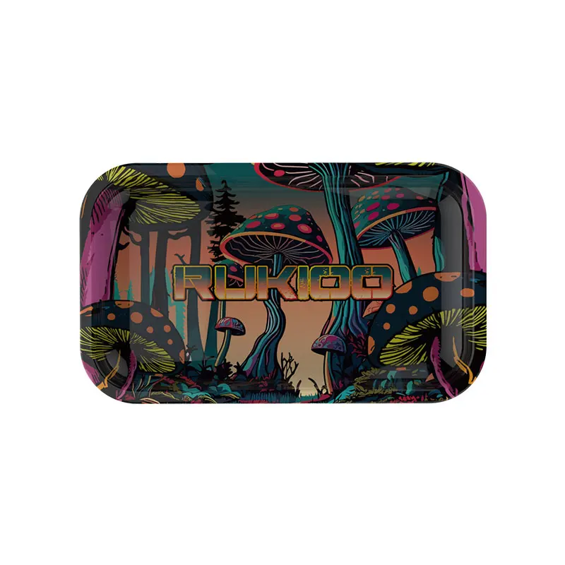 Wholesale Custom Rolling Tray Set Tin Rolling Tray 27*16cm 3d Metal Rolling Tray
