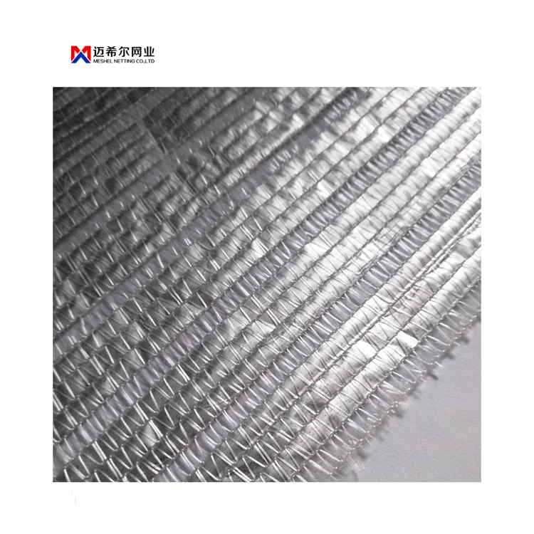 woven silver shade mesh/greenhouse shading net aluminet/heat control aluminum shade net