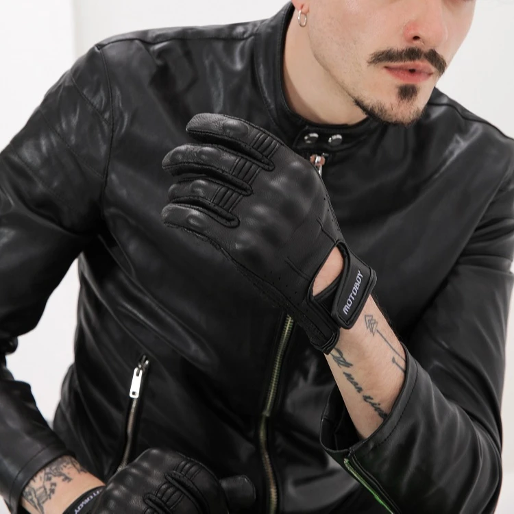 Оптовая продажа, удобные мотоциклетные черные перчатки для езды на мотоцикле с возможностью нанесения логотипа на заказ