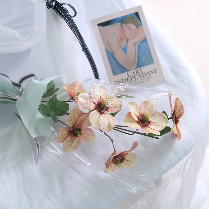 Лидер продаж недорогой Водонепроницаемый Цветочный пластиковый бумажный цветочный рукав для