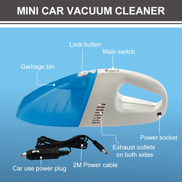 HDL-202B Vehicle Vacuum Cleaner, Car use clean