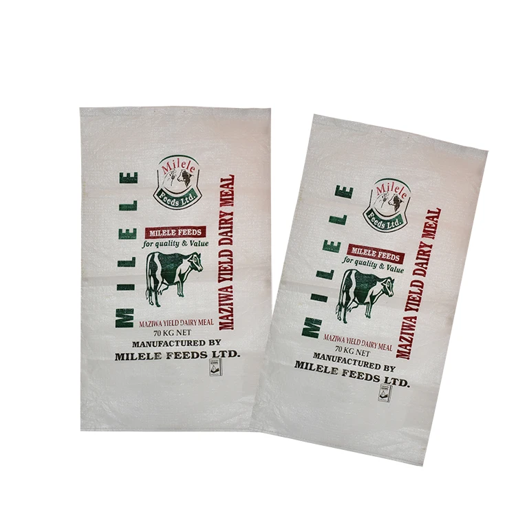 50 Kg Agricultural Bag Bopp Laminated Pp Woven 20kg Animal Cattle Used Feed Packing Bag