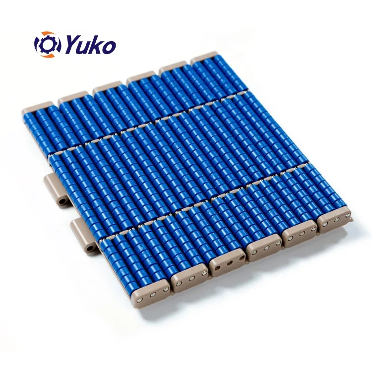 Custom heavy duty ball double hinged straight chains roller top plastic table lbp conveyor chain