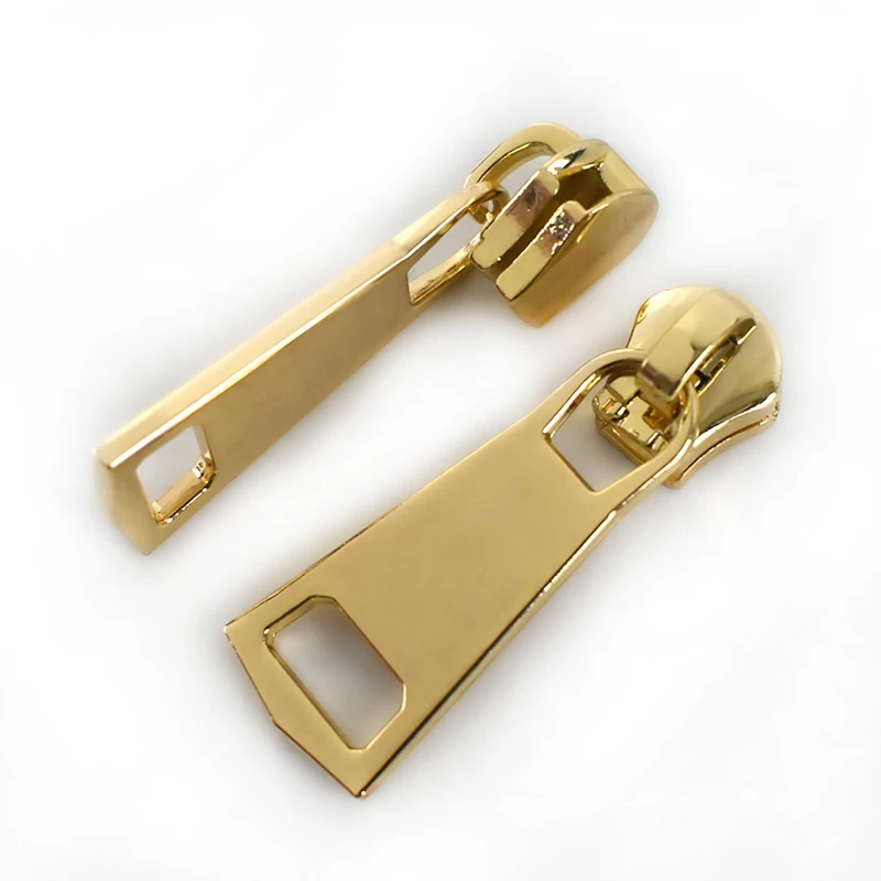 Meetee ZT031 8# 15# Bag Fashion Zippers Accessories Custom Resin Zipper Pulls Zinc Alloy Zipper Slider Head Puller