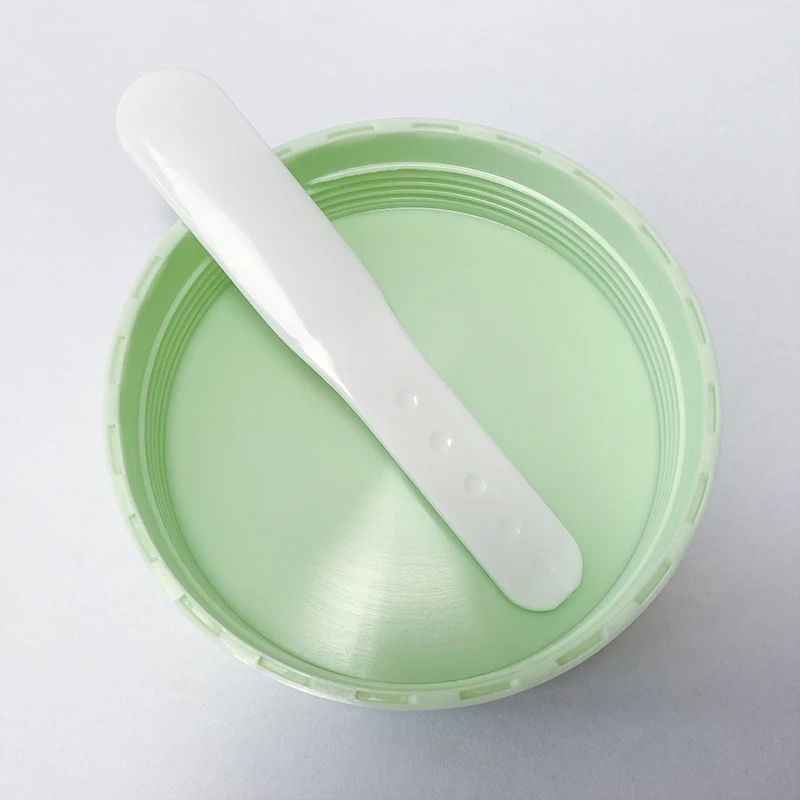 200ml 6oz spatula face hair mask single wall PP plastic cream jar cosmetic