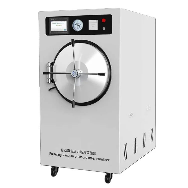High Pressure Steam Sterilizer 100 200 Liter Hot sale Horizontal Pulse Vacuum Autoclave