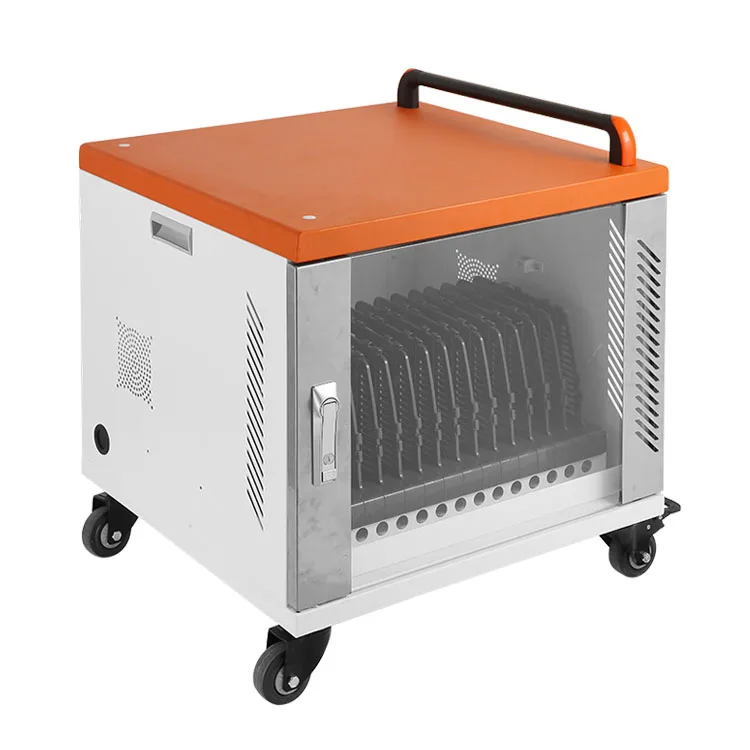 16 устройств, зарядный шкаф 15,6 дюйма, классная и офисная зарядная тележка с колесами