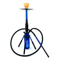High quality Rocket Led Shisha Hookah Stainless Steel metal Glass Hookah Accessories Sheesha Shesha