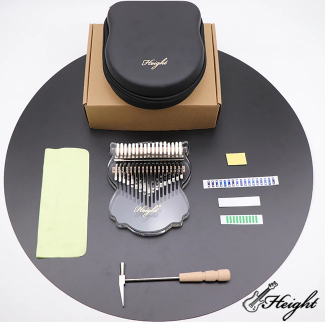 2021 Diy Кристалл прозрачные мини-клавиши палец пианино калимба