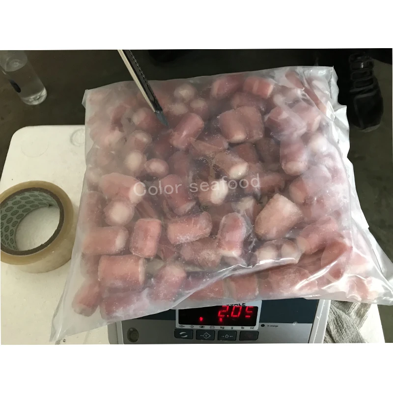  Замороженный индийский кальмар tentacle diced 40%