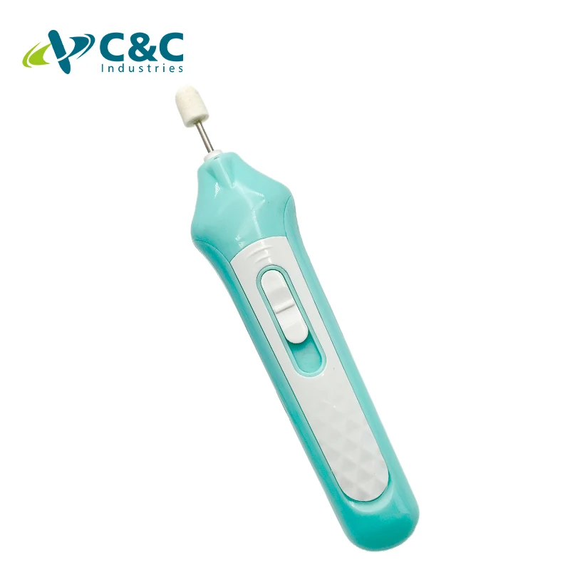 ]Hot selling Baby Nail Trimmer Electric Baby Manicure Pedicure Nail Scissors Set Portable and Safe Nail polisher