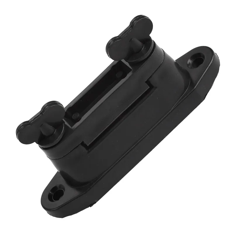 Electric fence wooden post black plastic clamp insulator for 40mm polytape