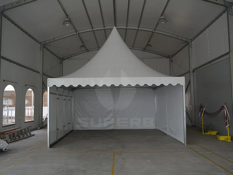 6x6 Aluminum high peak canopy Pagoda Marquee tent for exhibition event