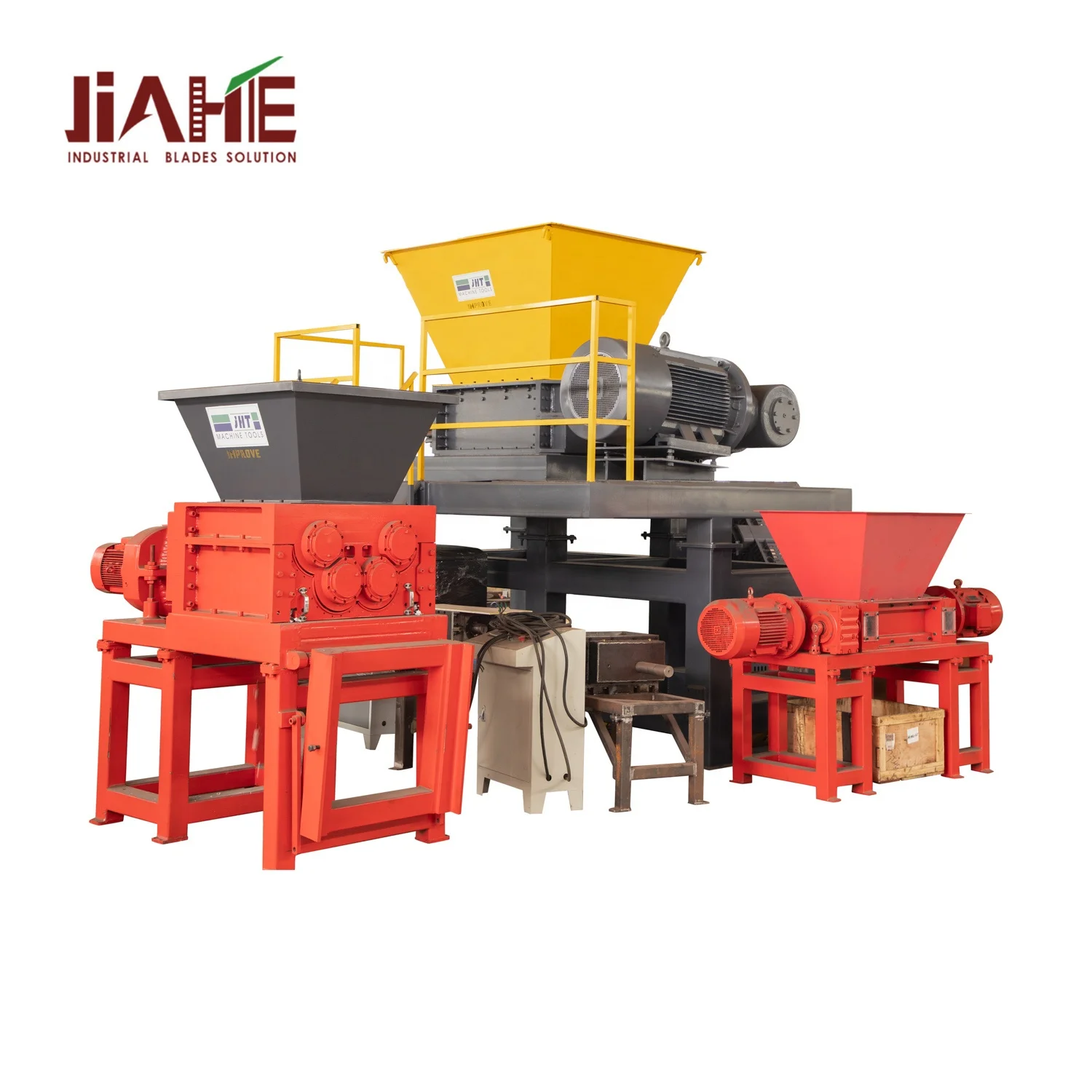 FS Low price guaranteed quality Scrap Metal Crusher Double Shaft Shredder Waste Shredder Machine Price The Best Twin Shaft Shred