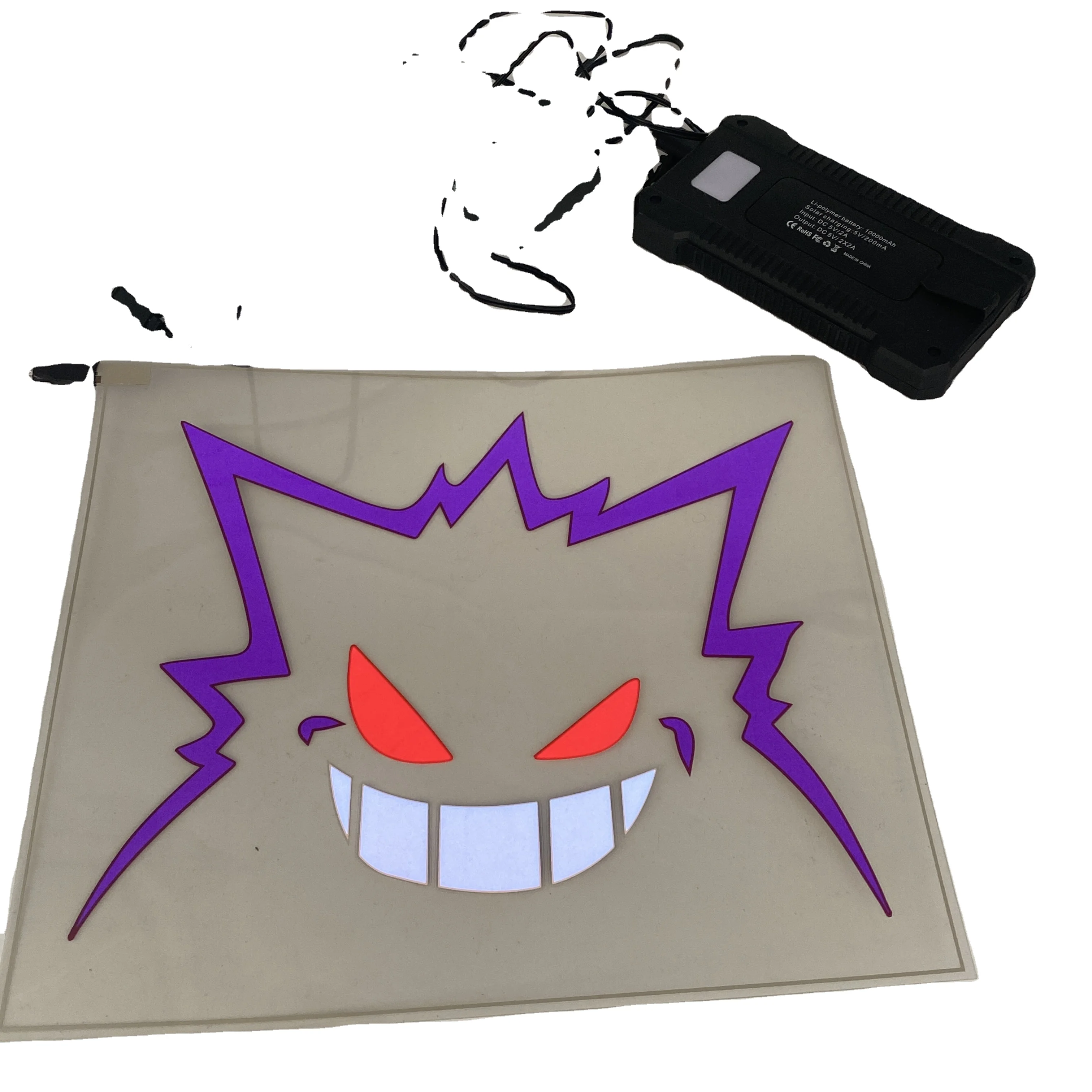 Customized Creative EL lighting  sheet car sticker