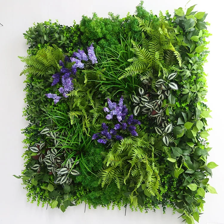 Outdoor Large Wall Panel Aquarium Covering Hanging Ceiling Weed Artificial Plant Green Grass Wall for Decoration