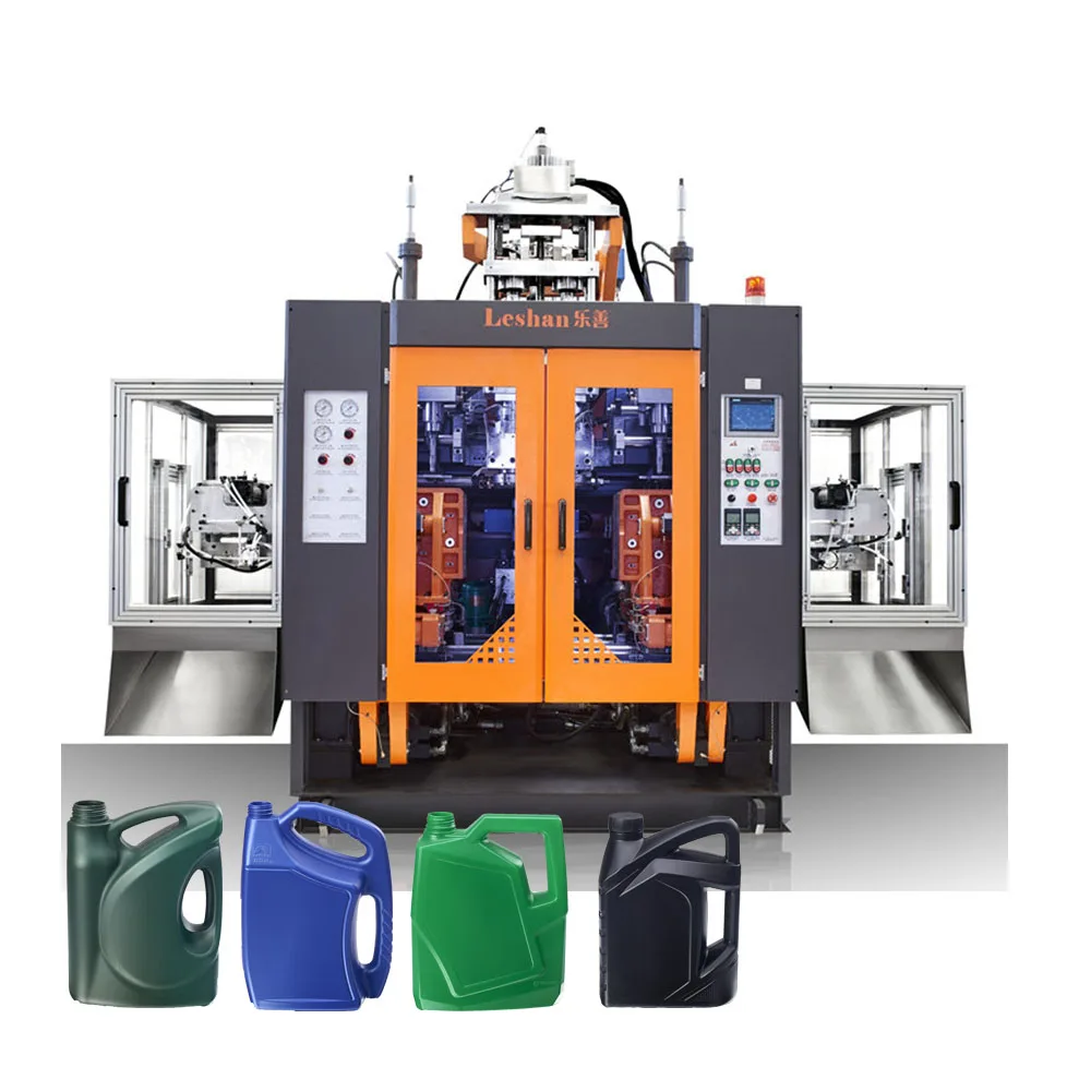 Extrusion blow molding machine for 1-5 liter