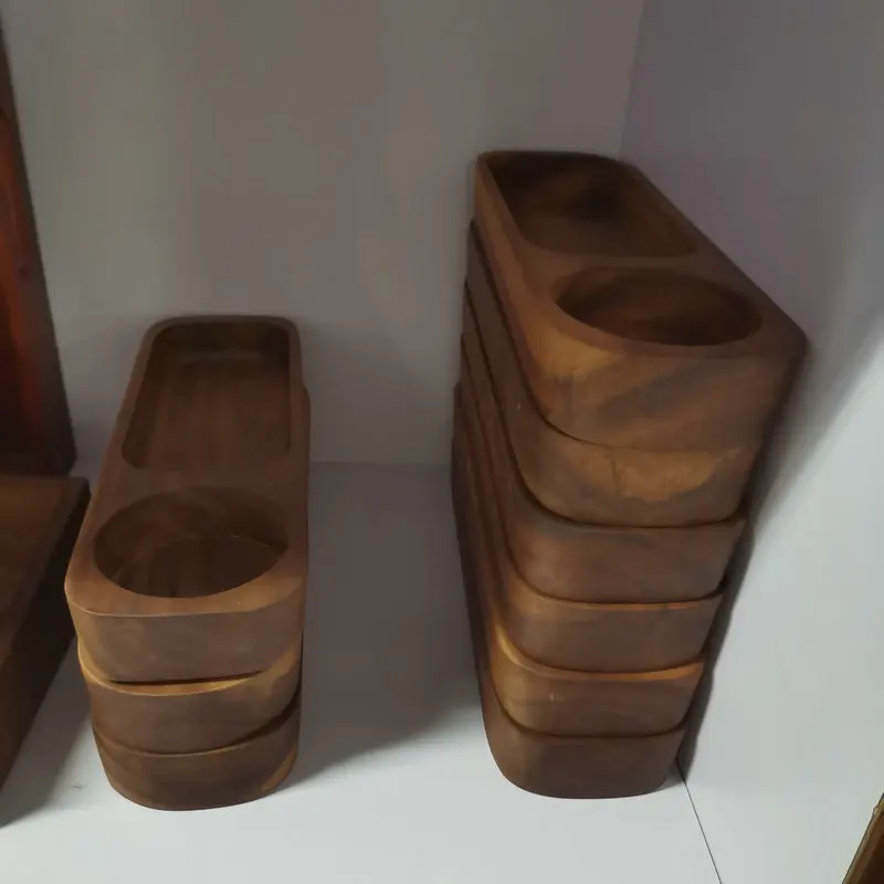 
Bamboo Cup Mat Tea Pot Mug Square Coasters Coffee Beer Drink Wine Slices Pad Wooden Table Tray Set Luxury Home Decor Craft 