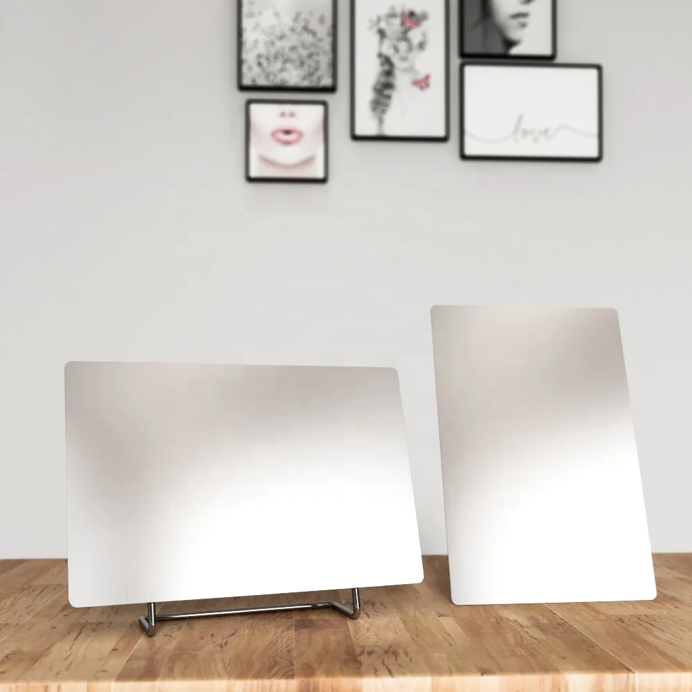 Magnetic Bulletin Board with Stand Mini Magnetic Memo Board Magnet Board Easel for Displaying Photos Notes Cards Poem Spices