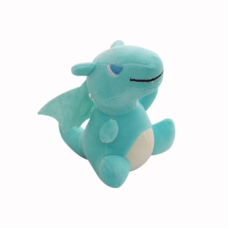 Wholesale dinosaur plush doll small fire dragon plush toy keychain bag pendant gift 4-inch mini doll