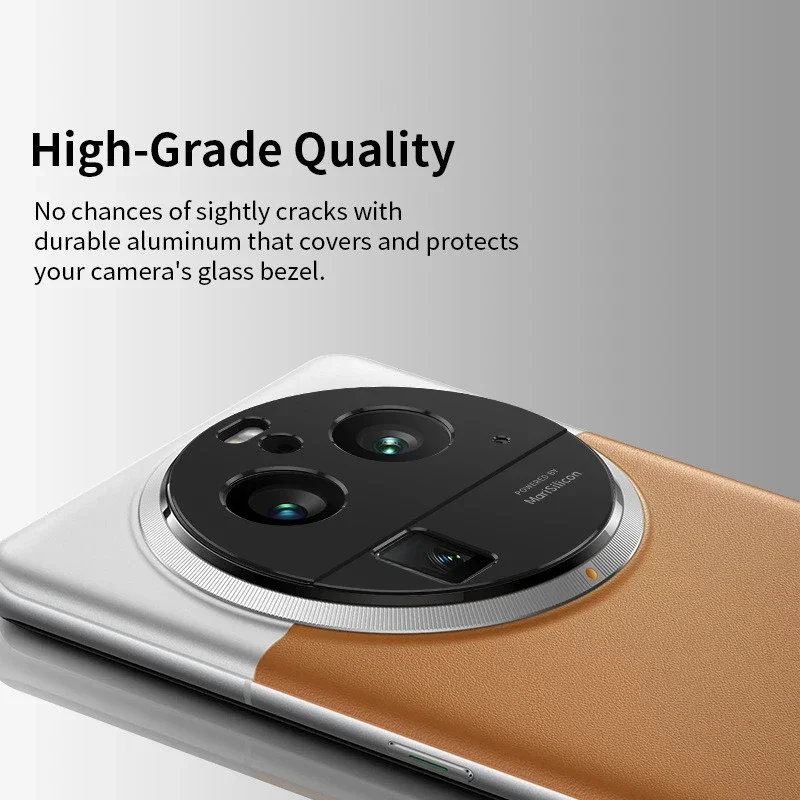 For OPPO Find X6 X5 Pro Luxury Camera Guard Circle Metal Lens Protector Case Cover Bumper Protection Ring