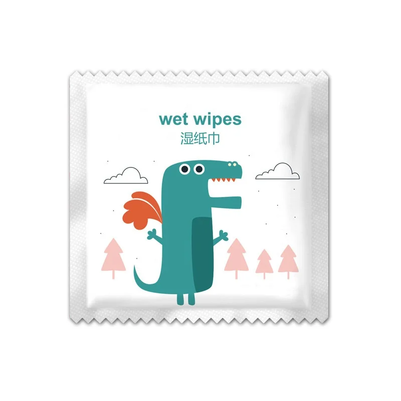 Individually Small Pack Promotional Mini Wet Wipes Wet Tissues Napkin For Travelling