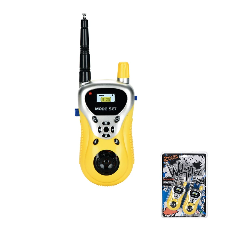 GCC hot sales mini walkie talkie long range 80m handheld interactive phone real time message kids toy gift