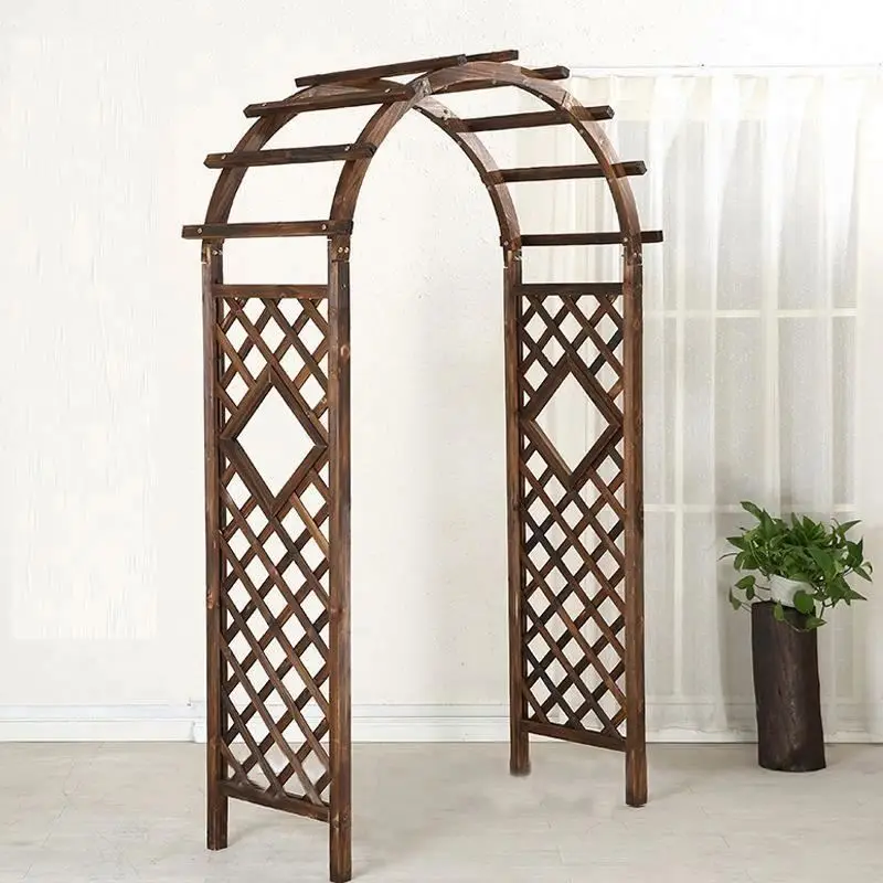 Outdoor metal garden rose arch garden flower decorative