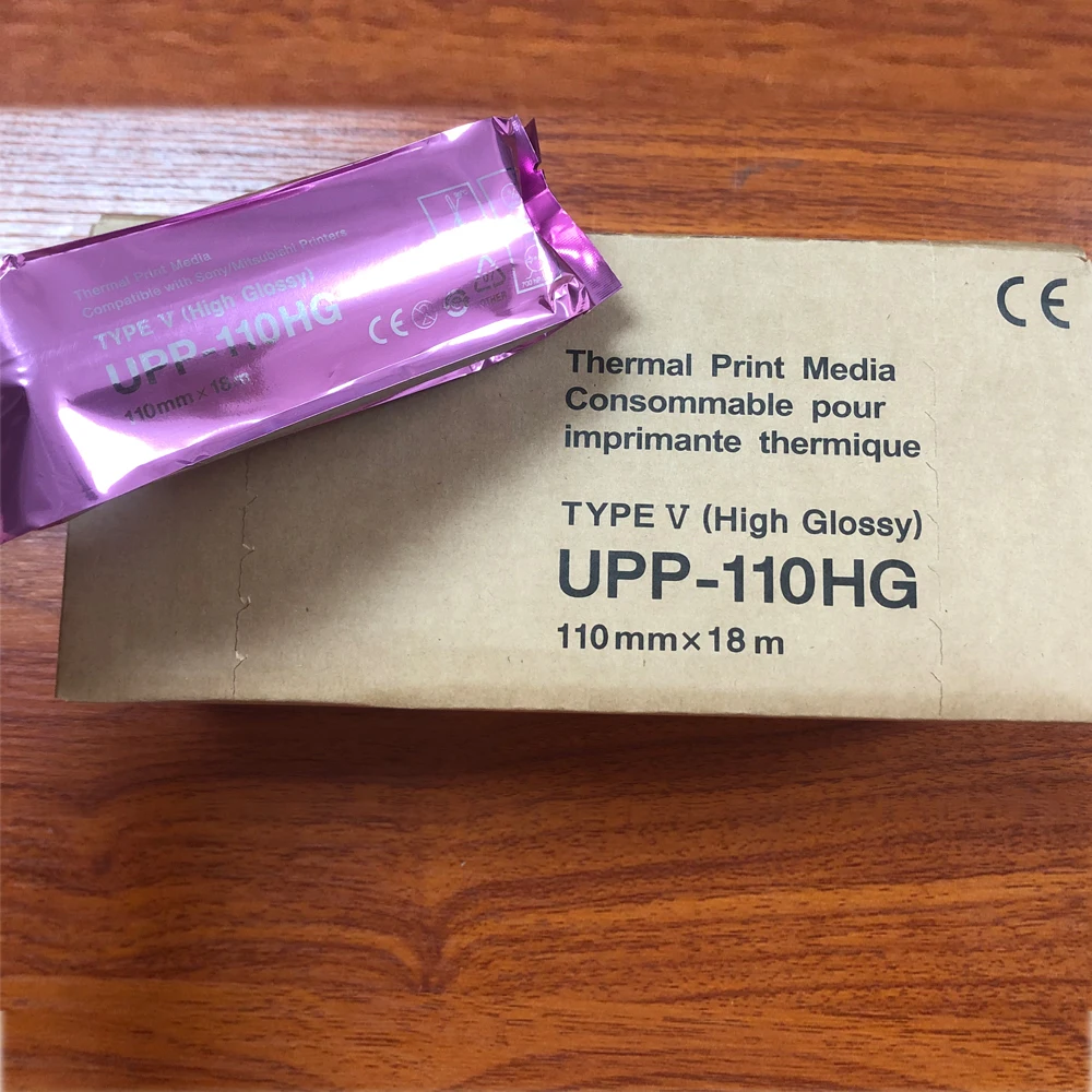 Factory price ultrasound paper High density  110 s medical ultrasound paper Mitsubishi   for hopital