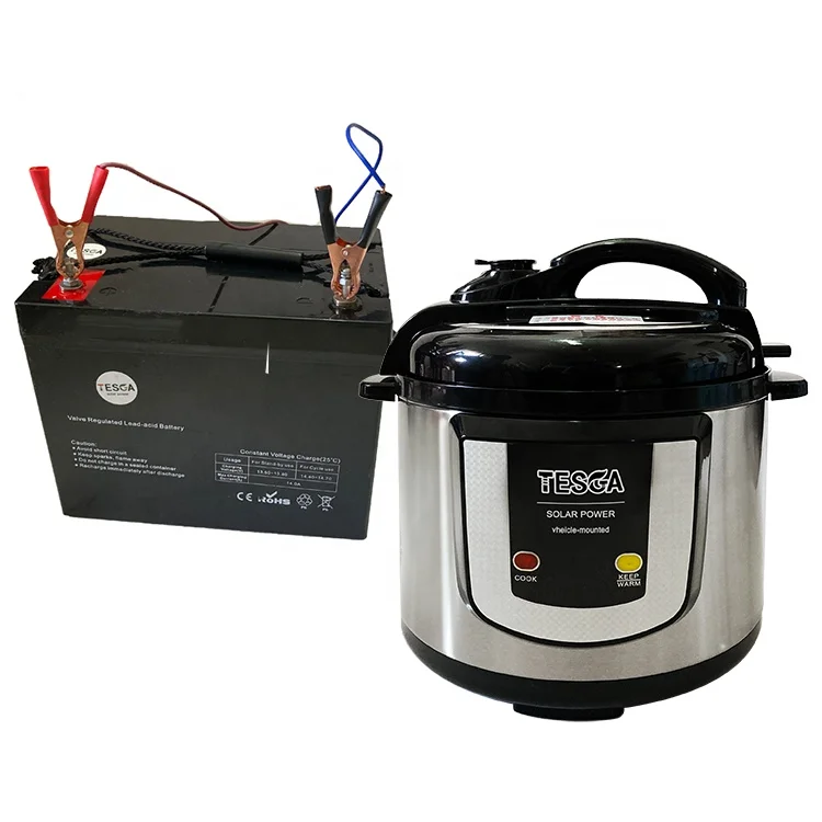Electric Pressure Cooker 12V Dc Solar Cooker Big Capacity 5L Hot Sales