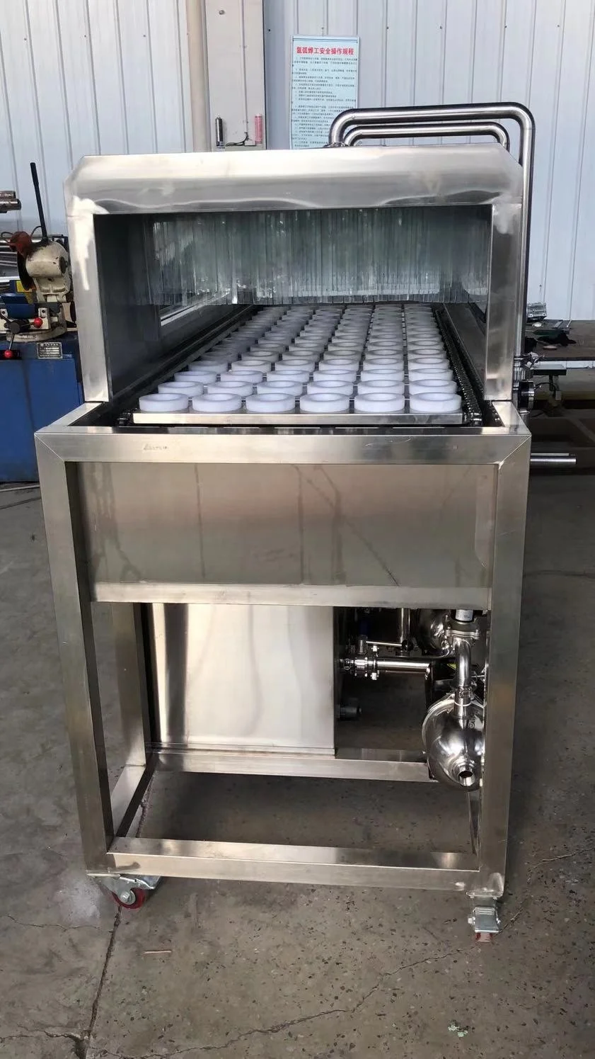 Semi-automatic glass bottle plastic disinfection machine/cleaning equipment/sterilization