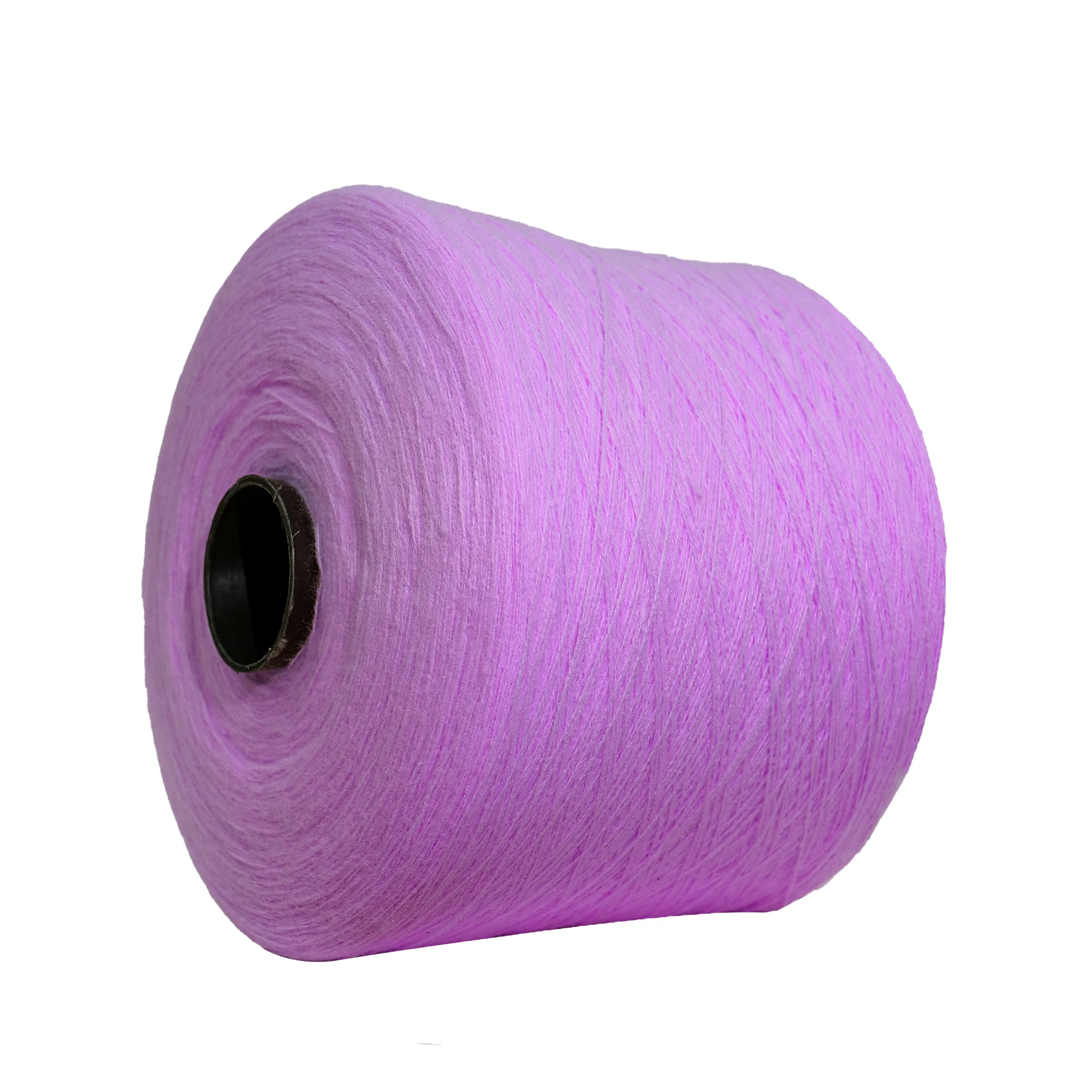 Wholesale high tenacity 100% acrylic 28S/2 solid acrylic knit yarn set for knitwear sewing weaving