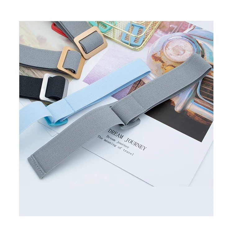 Woven  Customized Polypropylene Recycled polyester  high tension elastic strap belt rubber tape  for massage glasses