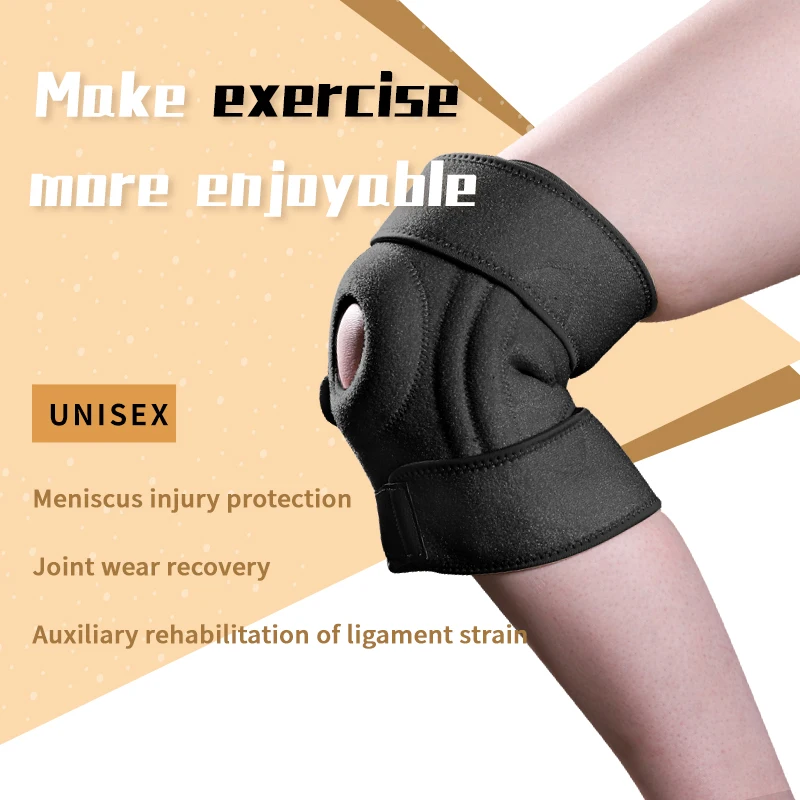 Wholesale High Quality Custom Logo Knee Pad Compression Sports Running Knee Sleeve Adult Cycling Knee Guards