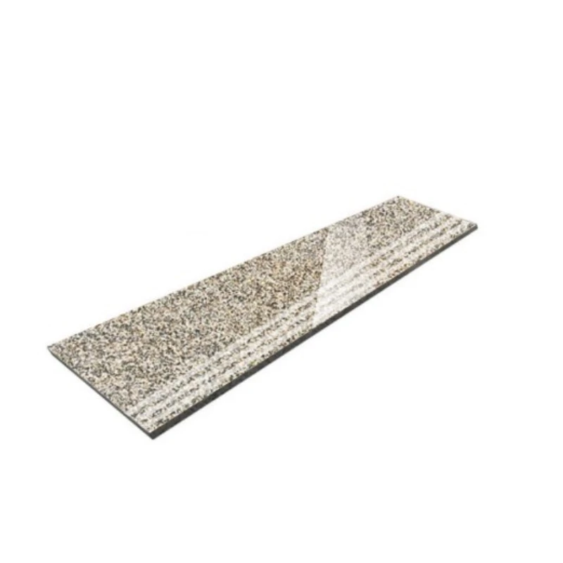 Chinese Beige G682 Granite Anti Slip Stair Steps and Risers for Outdoor Exterior Stair Design
