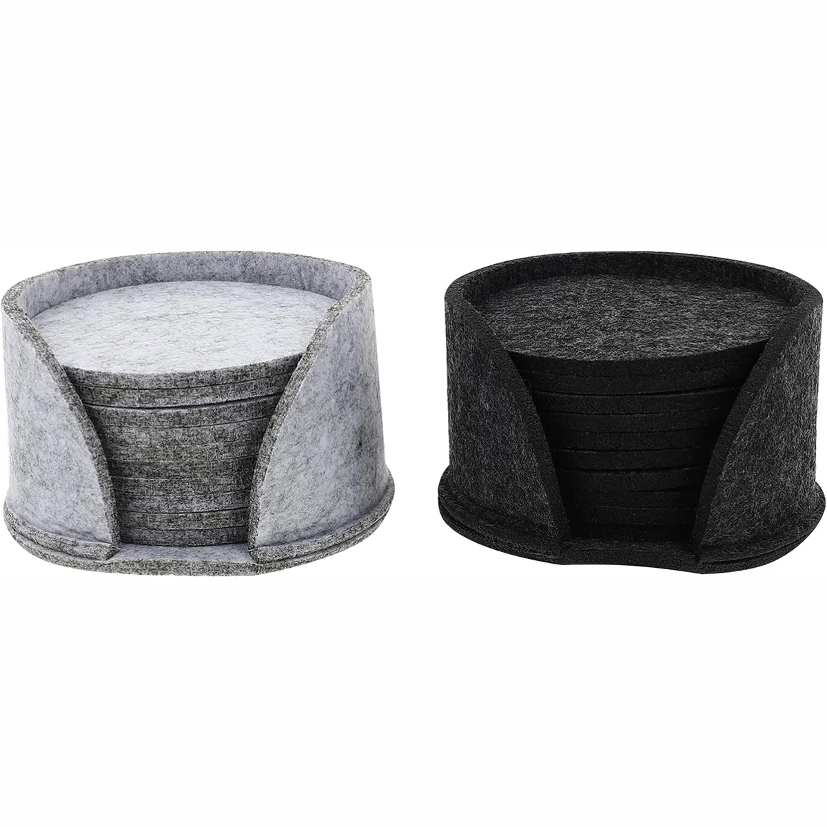 Custom Round Felt Coasters for Drinks Dining Table Protector Pad Heat Resistant Cup Mat Coffee Tea Hot Drink Mug Placemat