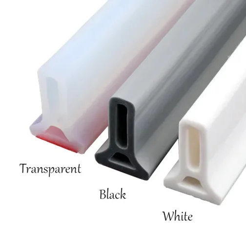 PVC anti-friction strip silicone rubber high quality bathroom water blocking strip