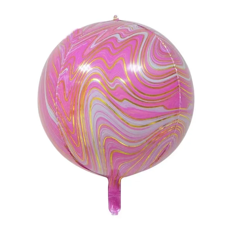 22inch 4D agate balloon leopard tiger print snake print agate print birthday party decoration aluminum foil balloons