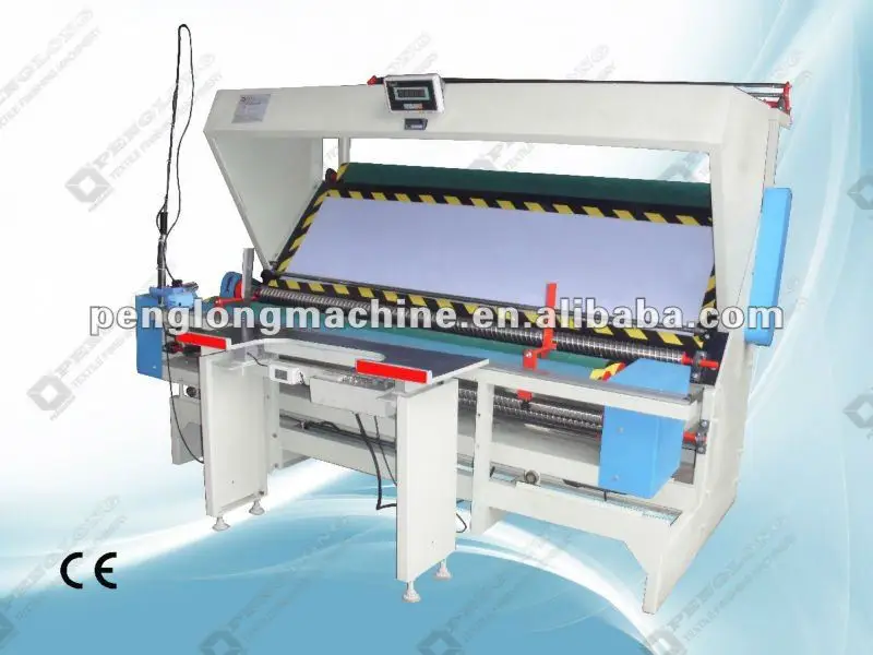 Fabric rolling machine with cutting device & scale /fabric inspection machine for open width and tubular fabric made in China
