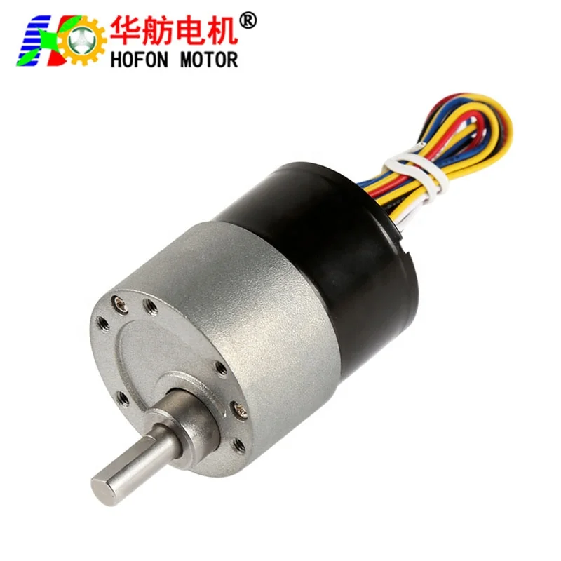 Hofon Motor 37mm 12V 24V GM37-3525BL large torque DC Brushless 12 volt geared Motor reducer Motor for Home Appliance