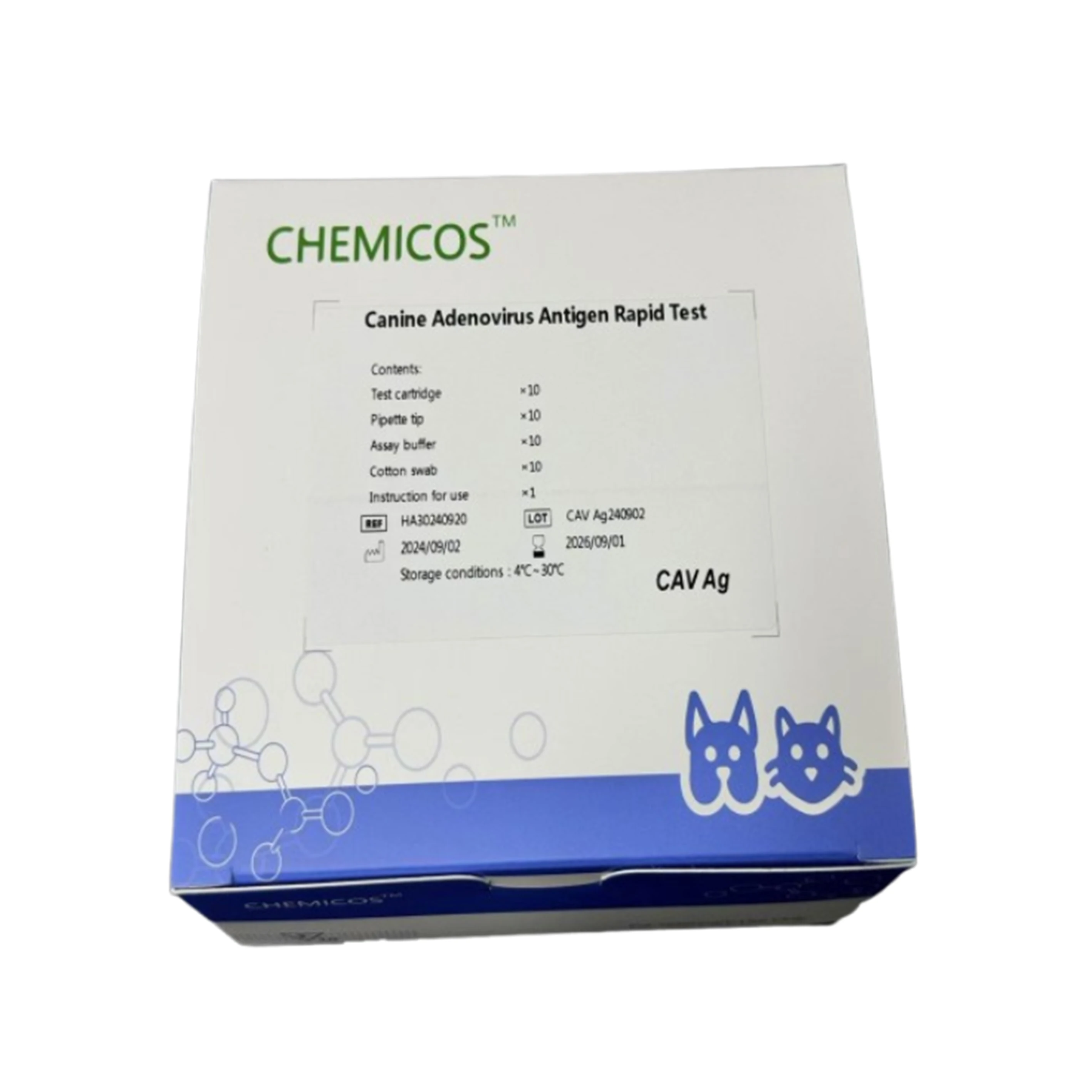 Canine Adenovirus Antigen Rapid Test Rapid Antigen Rapid Test Kit For The Use Of Self-Inspection That Occupy The Home