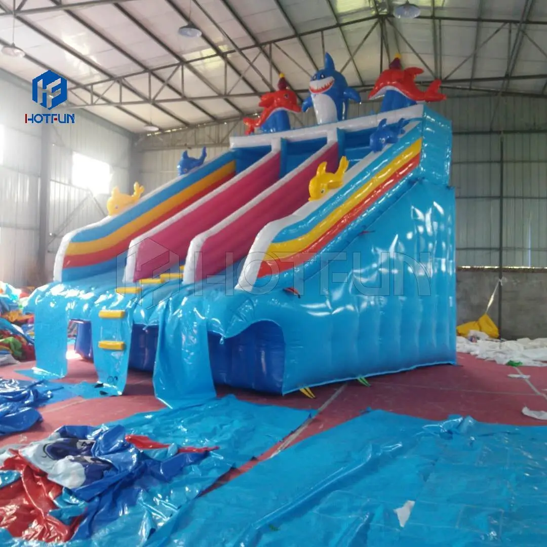 Attractions for children water inflatable bounce house for parties inflatable for children water slide for sale
