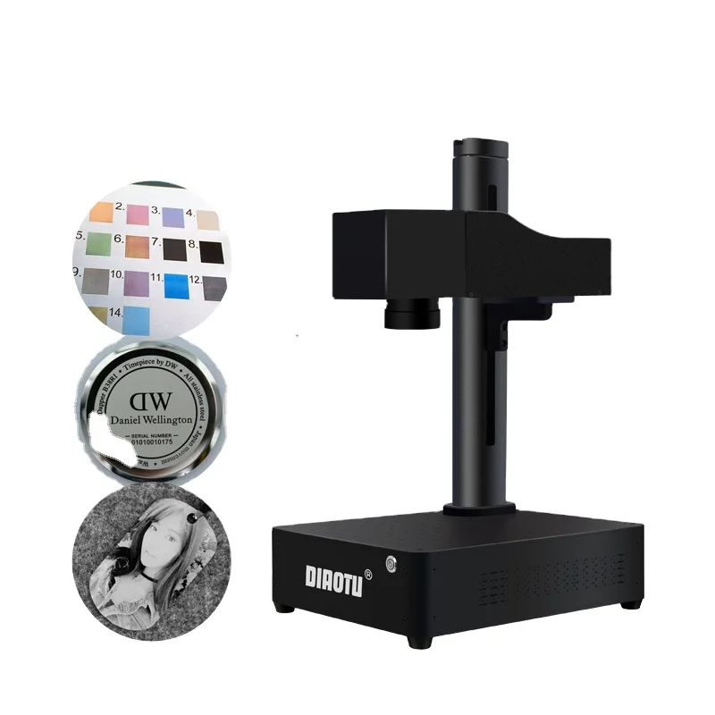 DIAOTU New arrival Fiber Laser Marking Machine Price Engraving Ring Mini Laser Engraving Machine